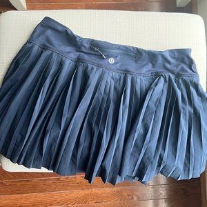 lululemon Navy Pleated Skort